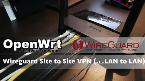 Openwrt Site To Site Vpn Configuration With Wireguard Youtube