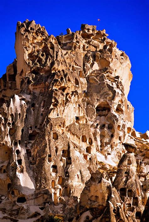 Uchisar Castle Rock Fortress Uchisar Cappadocia Turkey