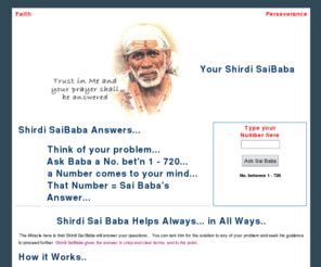 Sai baba will answer of your all questions. Yoursaibaba.com: Shirdi Sai Baba Answers your questions ...