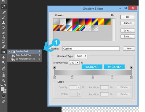Follow the instructions in the dialog box to add your new gradient to the presets selection. Quick Tutorial: Metallic Effect in Photoshop - Dreamstale