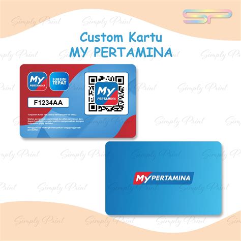 Jual Custom Kartu My Pertamina Shopee Indonesia