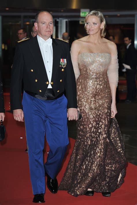 Prince Albert And Princess Charlene Arrived At The Monaco National