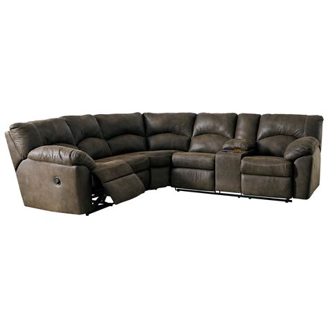 Our sectional sofas let you utilize your space, making the most room for you and loved ones, all at an incredible value. Signature Design by Ashley Tambo 2-Piece Reclining Corner ...