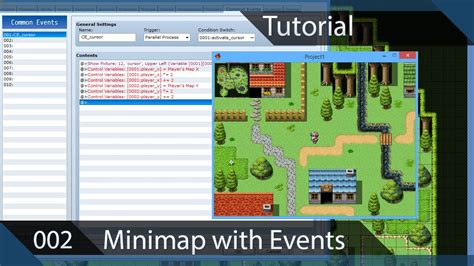 Rpg Maker Vx Ace Eventing Tutorial Minimap Eng Sub Youtube