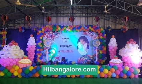 Candy Land Theme Premium Birthday Party Balloon Decoration Bangalore