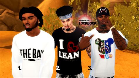 Xxblacksims Male Sims Urban Lookbook I Did This For Fun