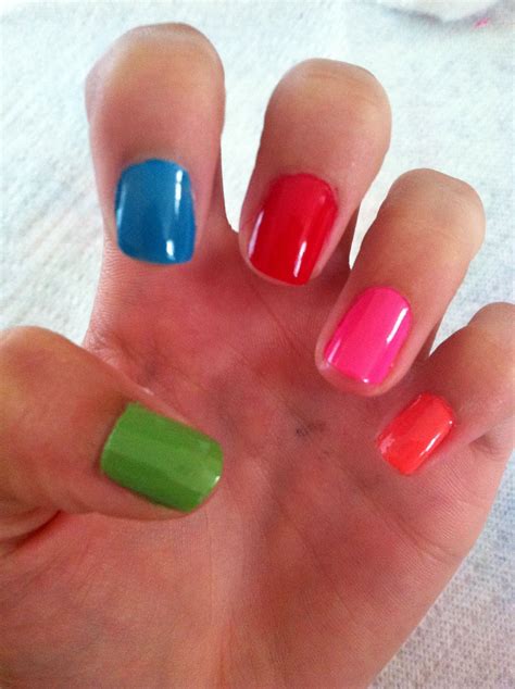 colorful nails nail colors nails color