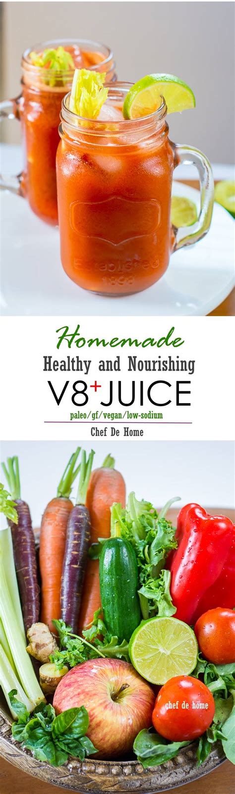 V8 Juice Plus Homemade And Healthy Recipe