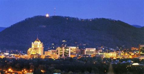 Star On Mill Mountain Roanoke Virginia Roanoke Star Virginia Old