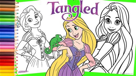Coloring Pages Princess Rapunzel