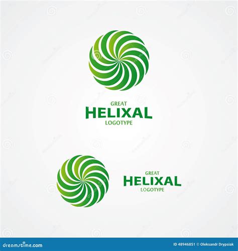 Abstract Helix Vector Logo Stock Vector Illustration Of Decoration