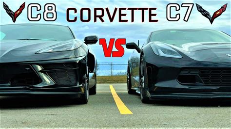 C8 Vs C7 Corvette Side By Side Comparison Which Is Better Mid Engine