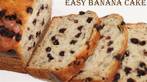 Do try this healthy , simple and full proof recipe of this delicious eggless butterless sugarless banana cake. Eggless Banana Cake Recipe | Easy Choco Chips Banana Cake Recipe-How To Make Soft Spongy Banana ...