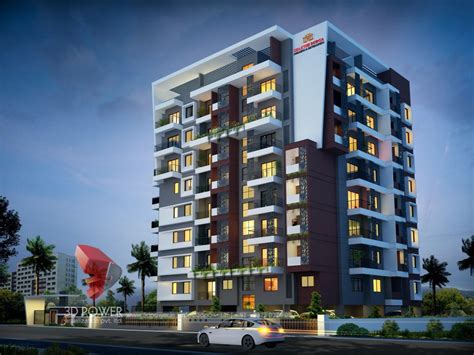 High Class Apartment Chennai 3d Power