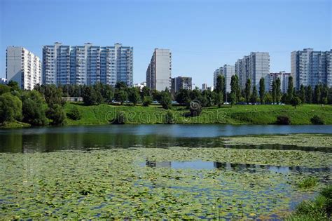 Ochakovsky Pond Editorial Image Image Of Summer River 123191535