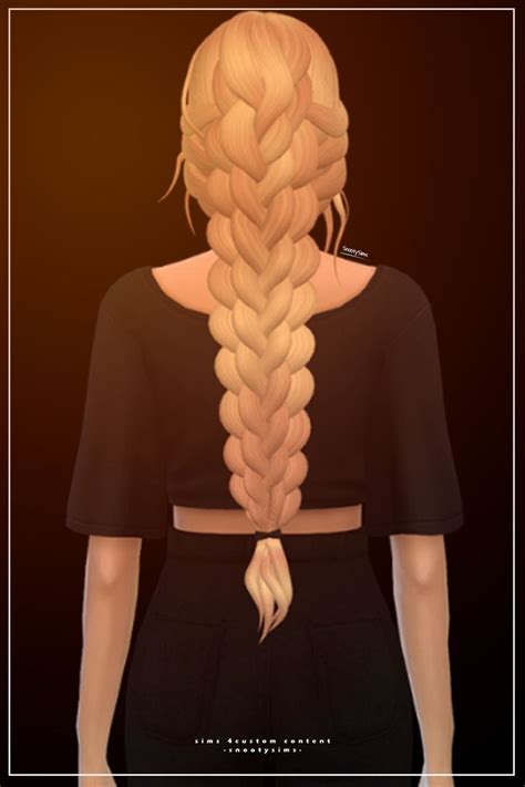 Sims 4 Cc Braids Maxis Match And Alpha Sims Hair Sims 4 Sims Medieval