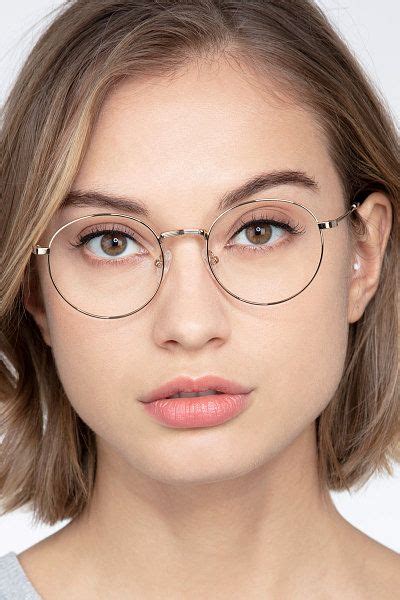 Bistro Round Golden Full Rim Eyeglasses Eyebuydirect Glasses Frames Trendy Eyeglasses