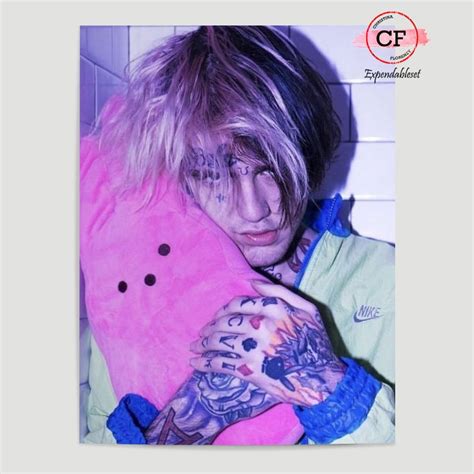 Lil Peep Poster Lil Peep Sleeping For You Poster Lil Peep Etsy