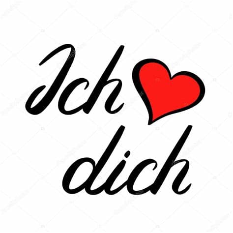Ich liebe dich is the fourth and final single released by german band la düsseldorf. Ich liebe dich. I love you in German. Handwritten — Stock ...