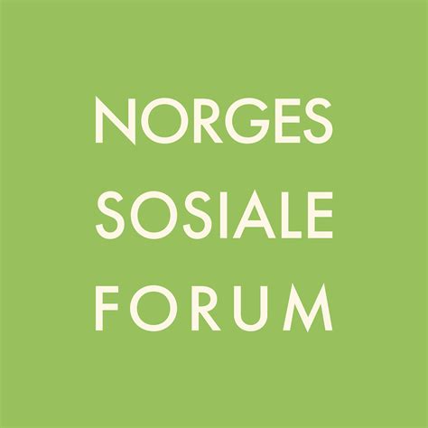 norges sosiale forum oslo