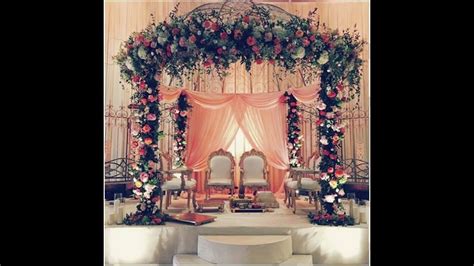 Wedding Decorations With Flower Wedding Stage Decorations Ideas Youtube