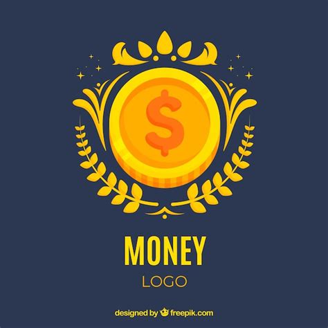 Free Vector Money Logo Template With Coin