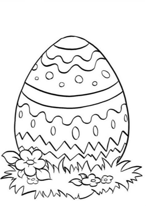 Click the spring flowers coloring pages to view printable version or color it online (compatible with ipad and android tablets). Spring Easter Egg Coloring Page & Coloring Book