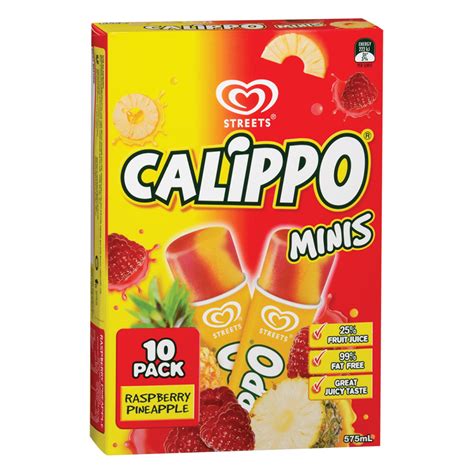 Calippo Minis Raspberry Pineapple Multipack Streets Australia