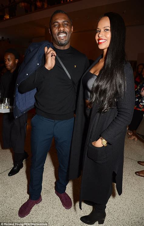Idris Elba And Sabrina Dhowre Attend London Exhibition Daily Mail Online