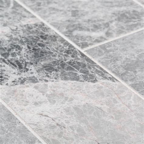 Jeffrey Court Tundra Grey 3 In X 12 In Polished Marble Floor And Wall