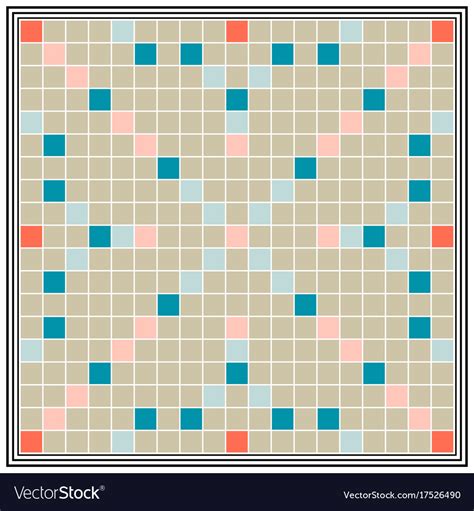 Board Game Erudition Biggest Scrabble Royalty Free Vector