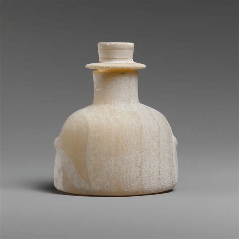 Alabaster Flask With Stopper Cypriot Hellenistic The Metropolitan
