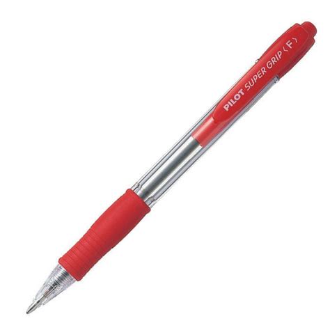 Pilot Super Grip Ballpoint Pen Fine Retractable Bpgp 10r F