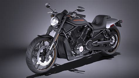 ► reviews of harley davidson vrscdx night rod special custom, built by bad boy customs from germany • dark kustom. Harley Davidson V-rod Night Rod Special 2016 3D Model