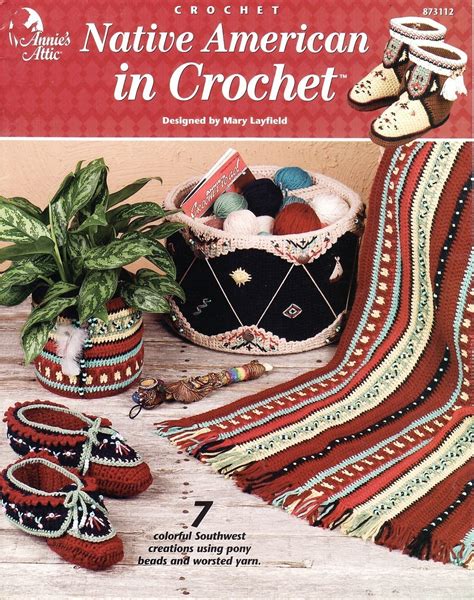 Native American In Crochet Patterns Annies Attic Afghan