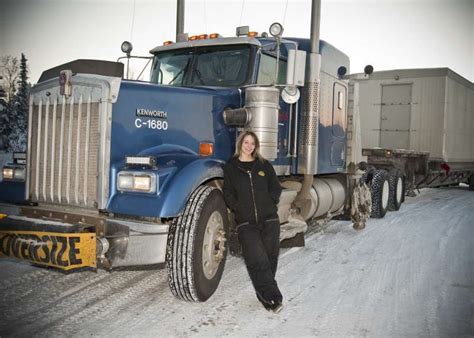‘ice Road Truckers Star Lisa Kelly Continues To Drive Alaskas Challenging Haul Road Overdrive