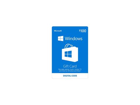 Here's how to redeem a gift card or code from microsoft store on a windows 10 device: Microsoft Windows Store Gift Card - $100 (Email Delivery) - Newegg.com