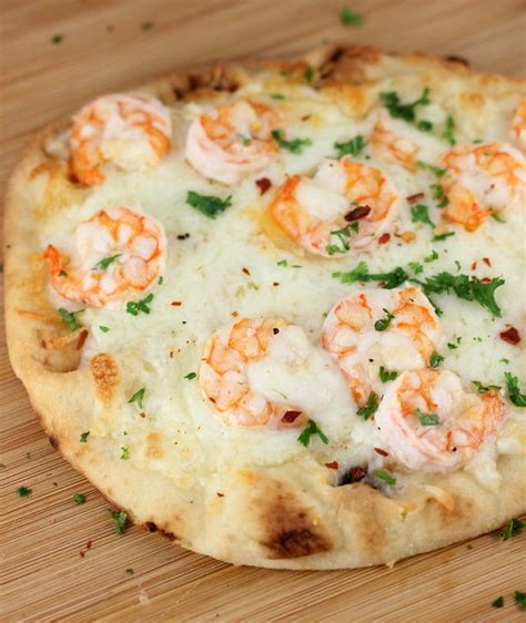 Shrimp Scampi Flatbread Pizza Recipe Cooking And Recipes Before It