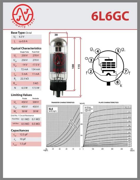 6l6gc Tube Valve Amplifier Vacuum Tube Electronic Circuit Design