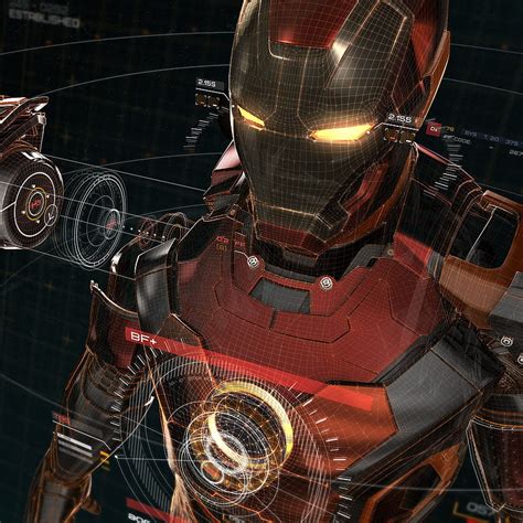 Ironman 3d Red Game Avengers Art Illustration Hero Hd Phone Wallpaper