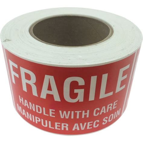 Spicers Paper Multipurpose Label Fragile Handle With Care5 Width