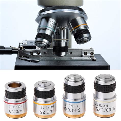 100x Metal Achromatic Objective Lens For Biological Microscope Sale