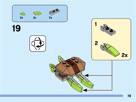 Lego 31128 Dolphin And Turtle Instructions Creator