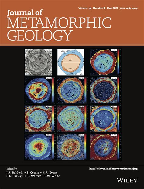 Cover Image For Journal Of Metamorphic Geology — Team Cugrt