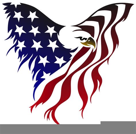 American Flag And Eagle Clipart Free Images At Vector