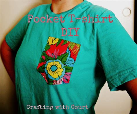 Pocket T Shirt Diy · How To Make A Pocket T Shirt · Sewing On Cut Out