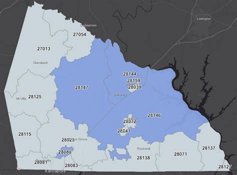 County Map Shows Zip Codes Of Covid 19 Cases Salisbury Post