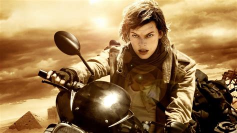 Desktop Wallpaper Milla Jovovich In Resident Evil Extinction 2017