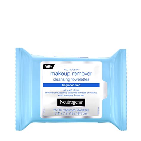Neutrogena Fragrance Free Cleansing Makeup Remover Face Wipes 25 Ct