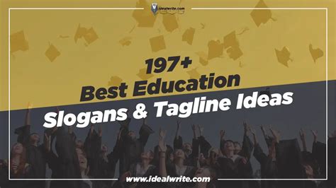 197 Catchy Education Slogans And Taglines To Spread Awareness